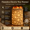 Wax Melt Warmer with Timer White Ceramic Electric Christmas Dimmable