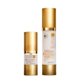 PMC Kit Antiedad 45+ Crema + Contorno de Ojos | Crema facial 50 g, contorno 15 g, ácido hialurónico, piel madura