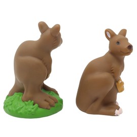 Fisher-Price Replacement Parts for Collectible Little People Noah's Ark, Safari, Jungle or Zoo Playset V8254 - Replacement Pair of Brown Kangaroo Figures