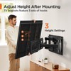 Perlegear Full Motion TV Wall Mount for 26-65 inch TVs,