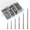Wensilon 430pcs Stainless Steel 304 Nails Kit, Hanging Nails Kit,