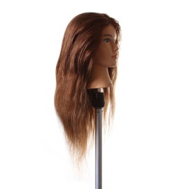 Libby Brown 100% Real Indian Remy Hair Mannequin TAFE #8 20” 50 cm