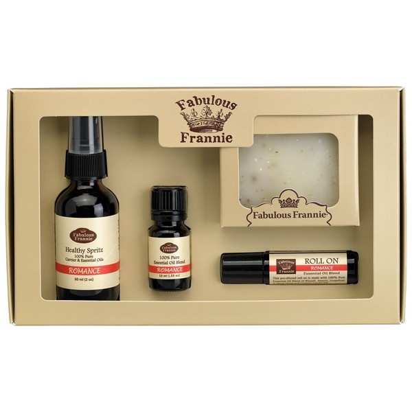 Romance Wellness Gift Set - All Natural with Essential Oils by Fabulous Frannie