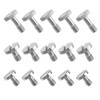 YINETTECH 15Pcs 1/4 Inch Camera Screw Kit Plate Mounting Screw
