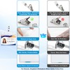 Clear Horizontal Name Tag Holders 4x3 with Metal Clips and