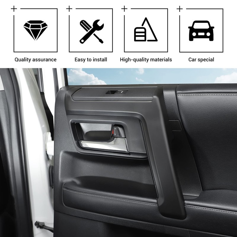 Hoolcar Interior Inner Door Handle Cover Trim Accessories Compatible with
