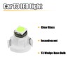 X AUTOHAUX 10 Pcs Green T3 3030 LED Interior Instrument