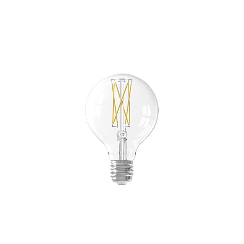 Calex Globelampe LED-Filament 4W (ersetzt 40W) E27 Klar 80mm