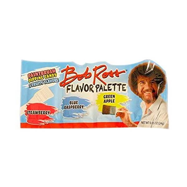 Bob Ross Flavor Palette Paintbrush Dipping Candy - One (1)