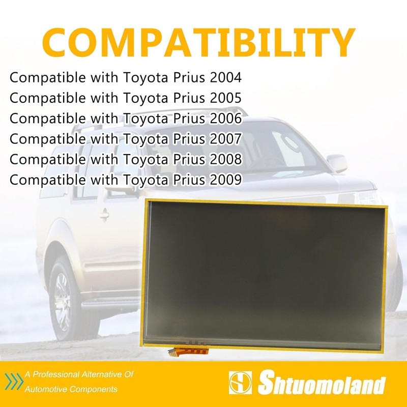 Shtuomoland 7 inch 4 Pin Touch Screen Information Display Compatible