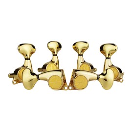 Guyker 6Pcs Guitar Machine Heads (3L + 3R) – 1:21 Sealed Tuning Key Pegs Tuners Set Replacement for ST Tele SG Style Electric or Acoustic Guitars – Golden