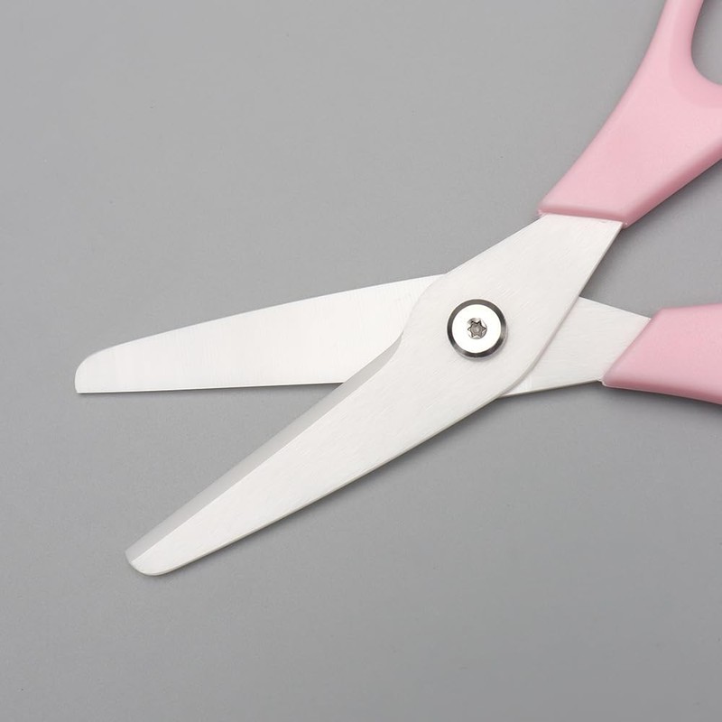 Pink Ceramic Scissors 8" Kitchen Scissors Blade Metal Free Lab