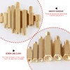240Pcs M2(120Pcs) and M3(120Pcs) Male Female Brass Standoff Spacer PCB