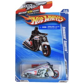 Hot Wheels Scorchin Scooter, HW City Works '10 4/10 [White] 112/240 Keys to Speed Card