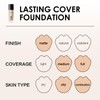 CARSLAN Lasting Cover Foundation, 24H Longlasting Full Coverage Matte Finish