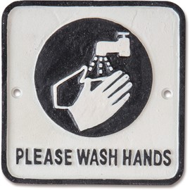 Iron Plate Wash Hands