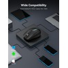 RAPIQUE Bluetooth Wireless Mouse - (BT1/BT2+USB) Tri-Mode High Performance, Rechargeable,
