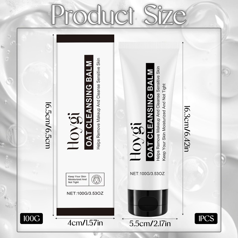 Oat Cleansing Balm, Oat Cleansing Balm, Cream Cleanser, Cleanser for