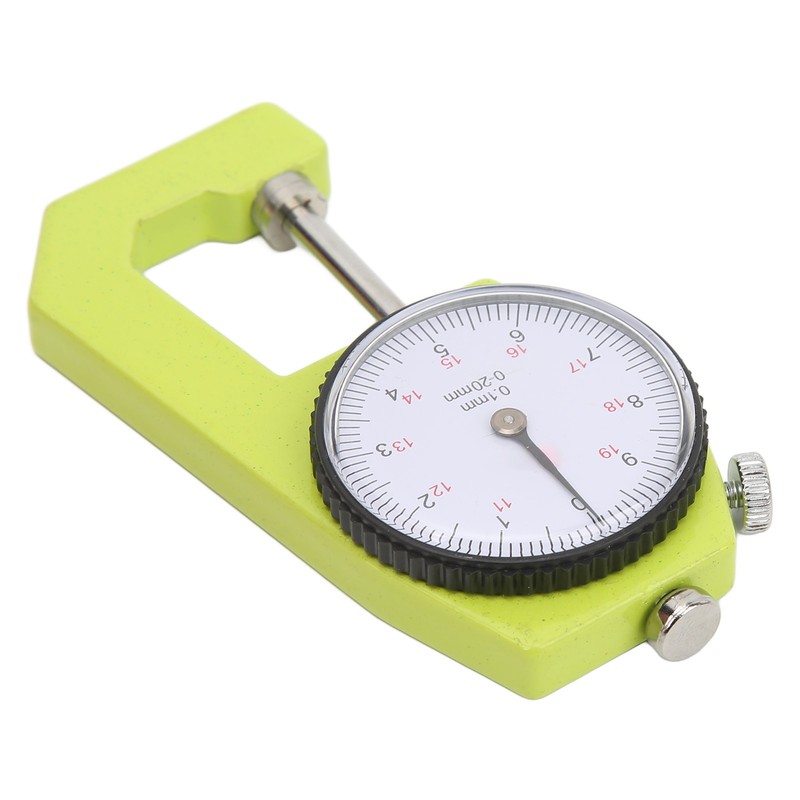 Thickness Gauge 0.1mm High Accuracy 0 to 20mm Range Round