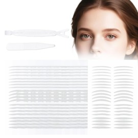 lasuroa 400pcs Invisible Eyelid Tape, 5 Style Long-Lasting Eye Lid Lifters with Fork & Tweezers Double Eye Lifting Tape for Instant Lift Hooded Droopy Uneven or Single Eyelids