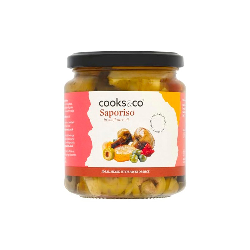 Cooks&Co Grilled Saporiso - Mixed Vegetables in Oil 280g