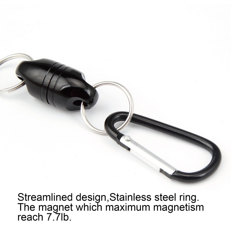 Crazy Shark Magnetic Net Release Aluminum Shell for Fly Fishing