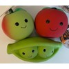 Latex Dog Toys Variety Pack - Squeaky Fruit & Veg SMALL