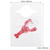 Disposable Bibs: 100PCS Plastic Crawfish Bibs Crab Lobster Bibs for