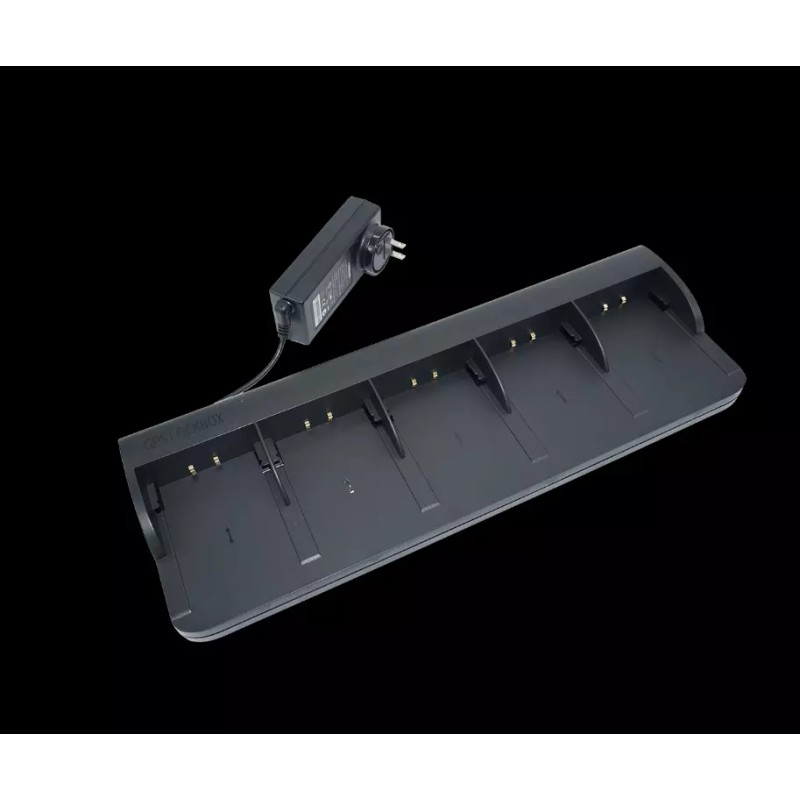 GPS Lockbox 5-Bay Universal Charging Dock Base Black