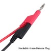 Sumnacon plátano Plug Alligator Clip de Pruebas de tenedor de