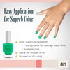 duri 157N Electric Glow - Neon Green Nail Polish, Matte