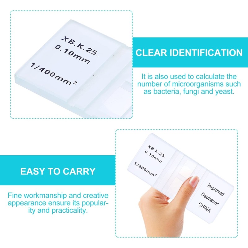 Hemocytometer Blood Cell Counting Chamber for LAB Improved Blood Laboratory