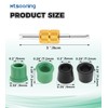 Mtsooning 100 PCS HVAC 1/4" Quick Coupler Charging Gaskets, O-Ring