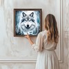 TELAIN Diamond Painting Kit with Wolf Motif, 5D Full Drill,