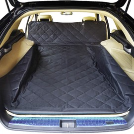 NOBER Pet Cargo Liner Cover for Dogs SUV Cars Waterproof Non Slip Universal Fit with Bumper Flap Extra Large