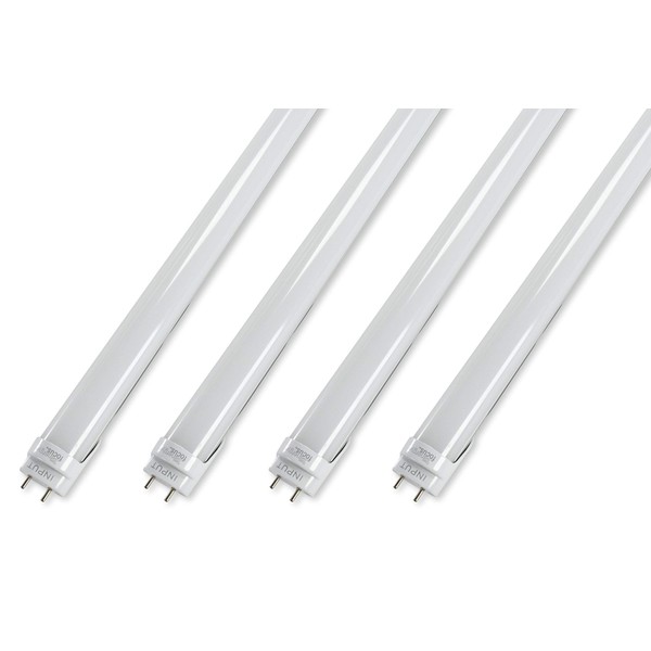 ENERGY FOCUS 200D Series T8 LED Lamp, 3500K, 15W, 4ft, Frosted Lens, Direct-Wire, Single-Ended Power (Case of 4)