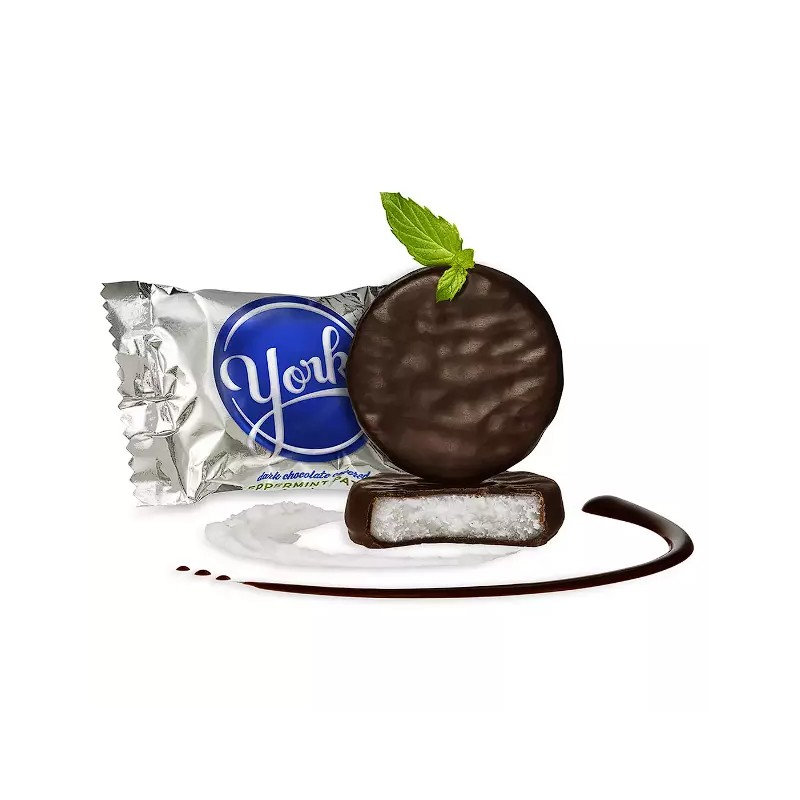 York Peppermint Patties 175 Count Dark Chocolate Snack Size Gluten