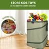 YUDI & GARDEN 46 Gallon Square Collapsible Yard Waste Containers,