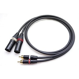 MOGAMI 2534 XLR (Male) to RCA 2 Pair Cable (1.5m)