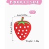 KGDUYC Pack of 20 Strawberry Appliqué Patch, Strawberry Iron-On Patch,