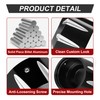 Proyoureye CNC Billet Aluminum Rear Wheel Axle Nut Cover Fit