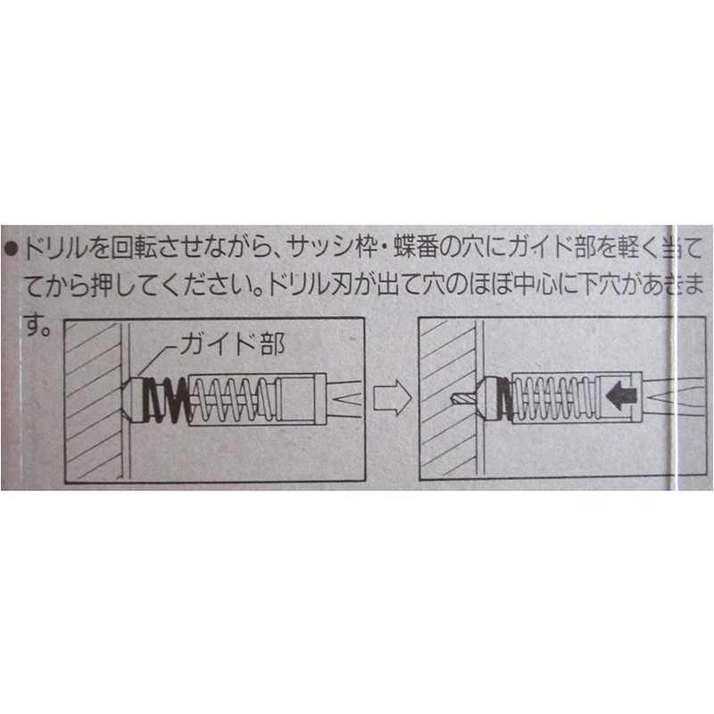 Ehote Hex Shaft Hinge Guide Drill 8 x 2.0 (Metal/Metal)