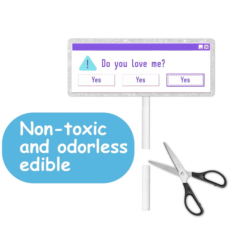 Dessert Cupcake Topper Intelligence Computer Tips Theme Decorations Boy Girl