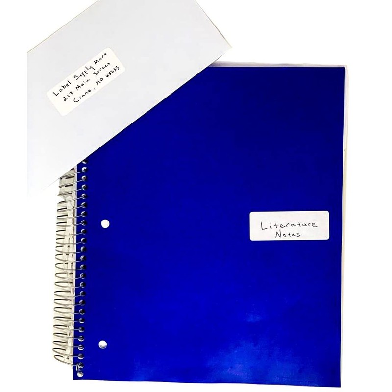 Ideal Seal All-Purpose Labels, 1 x 2.75 inches, White Pack