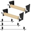 Gisafai 2 Set Wall Mount Roll Rack Holder 60 Inch