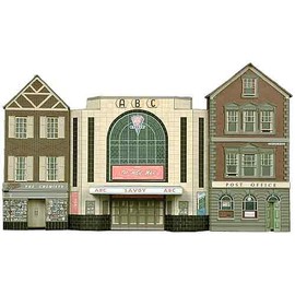 Superquick 1:72 Cinema, Post Office and Shop - Low Relief Card Kit C2