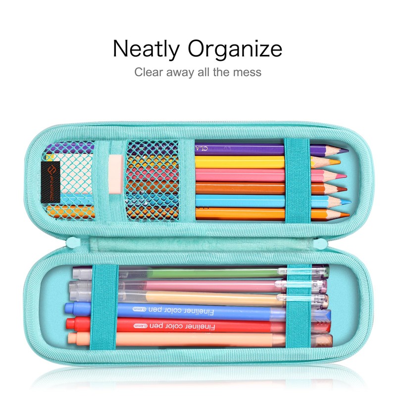 FINTIE Pencil Case for Adults, EVA Hard Shell Shockproof &