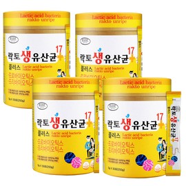 Sejong Biopharm Evergreen Lactobacillus 17 Plus 5g x 50 packets x 4 Synbiotics Probiotics Lactobacillus / 에버그린 락토생유산균17플러스 5g x 50포 x 4개 신바이오틱스 프로바이오틱스 유산균