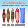 VEVOR Heavy Duty Kayak Cart, 350lbs Load Capacity, Foldable Canoe