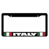 BLVD ITALY flag ITALIAN BLACK License Plate Frame